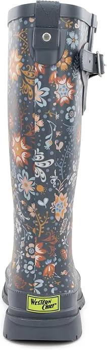 Western Chief Women's Tall Waterproof Rain Boot Outdoor Garden Shoes by GreenHaven Gardens