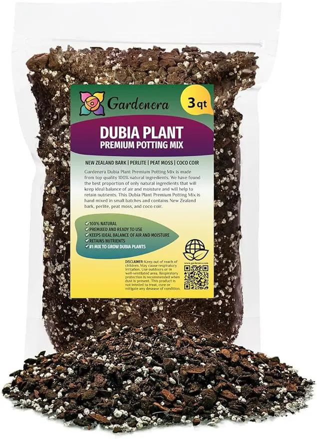Monstera Dubia Plant Potting Soil - Expertly Crafted for Optimal Nutrient Absorption - 3 Quart by GreenHaven Gardens