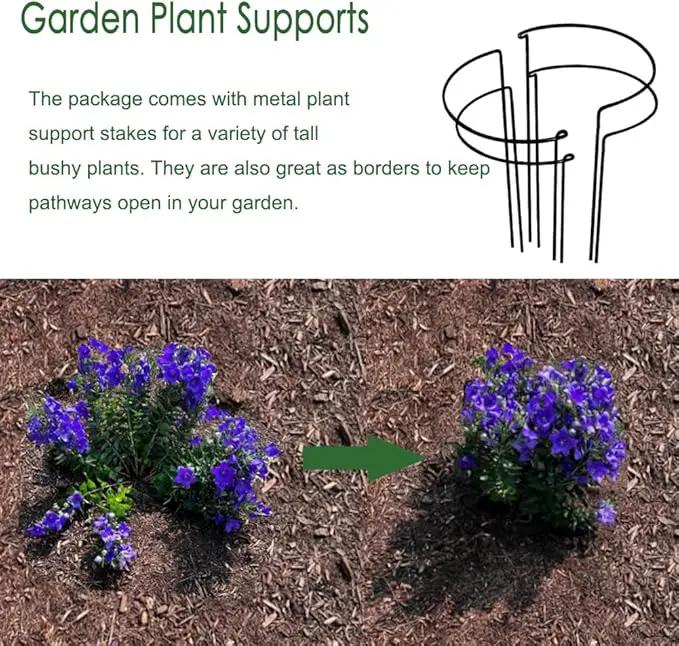 FORTUNO High Round Galvanized Raised Garden Bed Kit Box Dia 3 x H 1.5Ft (2 Pack) Metal Outdoor Flower Bed Steel Patio Ground Planter for Planting Vegetables and Herb, Silver by GreenHaven Gardens