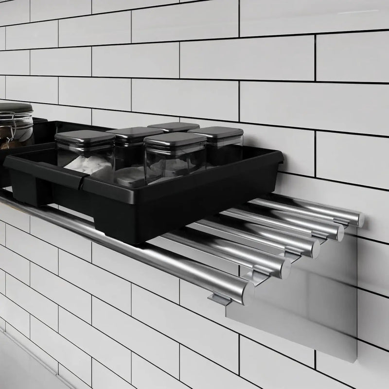 AmGood 14 in. x 36 in. NSF Stainless Steel Tubular Wall Shelf | Heavy-Duty Metal Shelving for Appliances & Equipment | Ideal for Kitchen, Restaurant, Garage, Laundry, Utility Room by GreenHaven Gardens