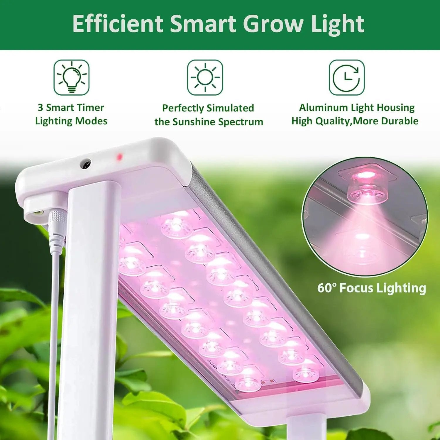 Hydroponics Growing System kit with Trellis,Smart Hydroponic Gardening System with LED Grow Light, Indoor Hydroponic Garden Herb Grow Kit for Short Tomato,Pepper,Cucumber (6200LC) by GreenHaven Gardens