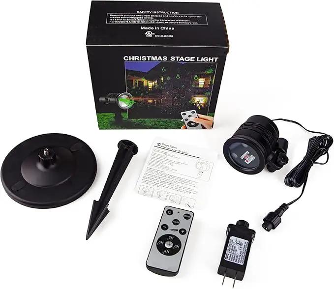 Christmas Lights Projector Outdoor, Waterproof Christmas Laser Lights with Remote Control for Outdoor Outside Christmas Decorations Farmhouse Christmas Decor by GreenHaven Gardens