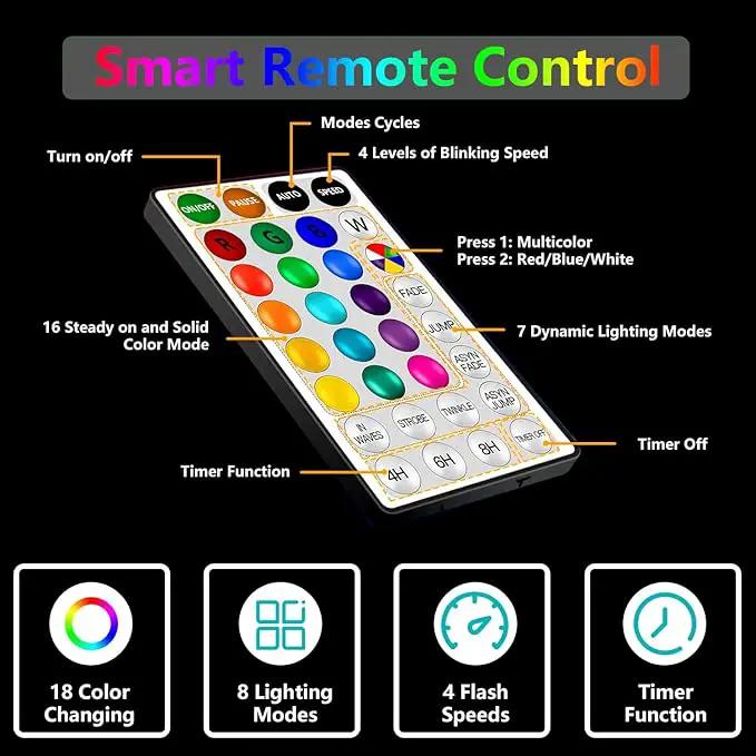 LED Rope Lights Indoor with USB Powered, 66Ft (33Ft X 2 Pack) 200 LED String Lights Outdoor with Remote,16 Color Changing Rope Lights for Outside Garden Party Wedding Christmas by GreenHaven Gardens