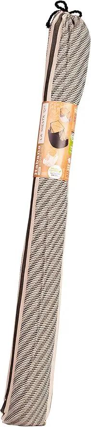 La Siesta® - XL King Habana Cotton Hanging Hammock Chair, Indoor Outdoor Hammock Swing Chair, Boho Hanging Chair Bedroom Patio, Max 355 Lbs, Zebra by GreenHaven Gardens