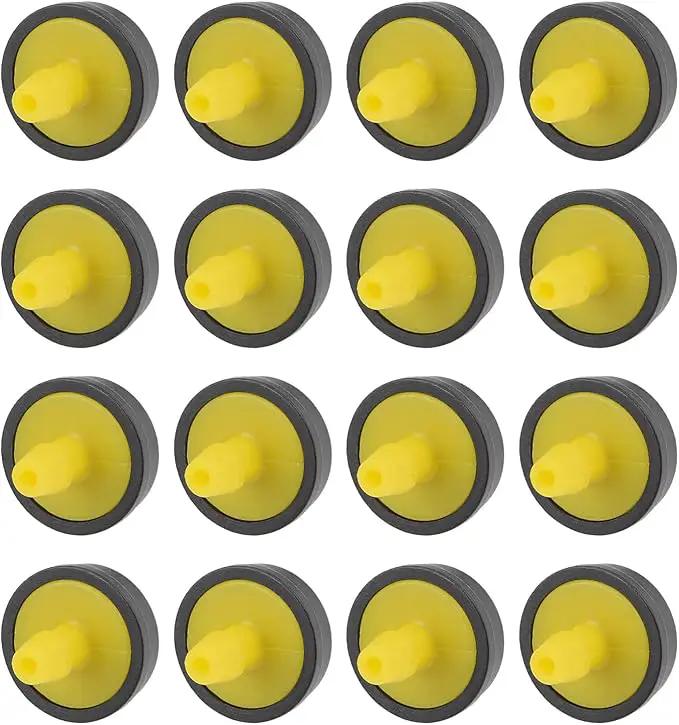 METALLIXITY Pressure Compensating Dripper, (5 Gallon Per Hour) 50Pcs, Plastic Irrigation Drip Emitters - for Watering Garden Lawn Plants, Yellow by GreenHaven Gardens