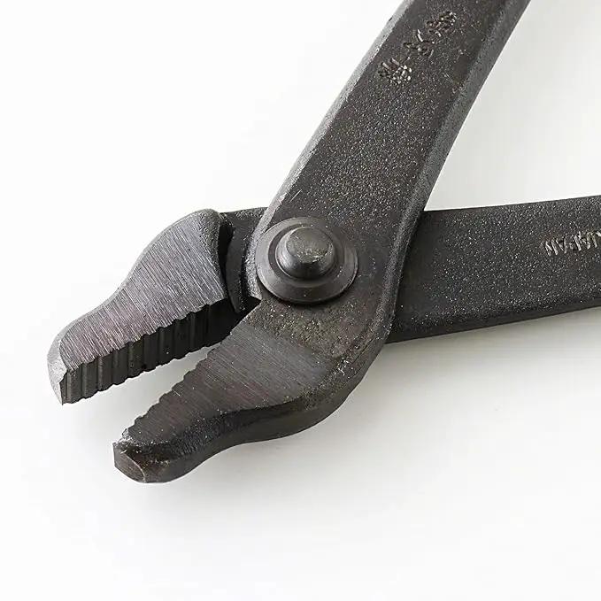 Wazakura Hanafubuki Hand Forged Bonsai Pliers MADE IN JAPAN 8.25inch(210mm), Bonsai Training Wire Plier, Japanese Garden Tool- Black by GreenHaven Gardens