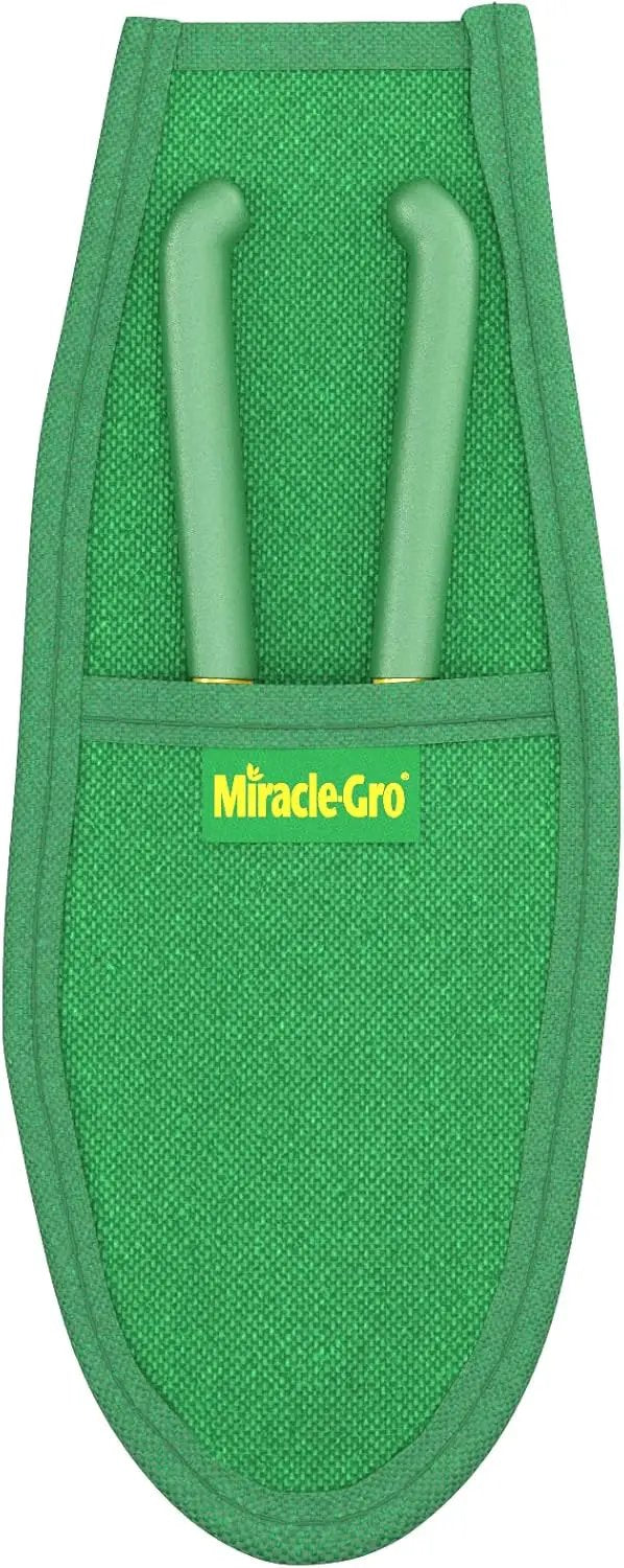 Miracle-Gro 8 in. Bypass Pruning Shears with Belt Pouch – 1/2 in. Cutting Capacity Hand Pruner with Carbon Steel Blade and Comfort Grip – Garden Tool for Live Plants and Soft Stems by GreenHaven Gardens