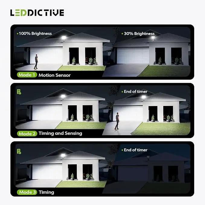 Solar Street Light Outdoor, 6500K Dusk to Down Motion Sensor, LED Solar Powered Street Lamp Outdoor with Remote Control for Parking lot by GreenHaven Gardens