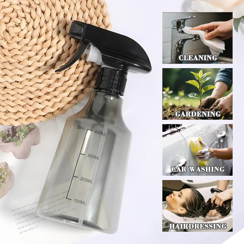 driew Plant Mister Spray Bottle, 2 Pack 13.6oz 400ML Plant Mister Water Spray Bottle with Scale for Plants Misting Bottle Water Fine Mist,Grey by GreenHaven Gardens
