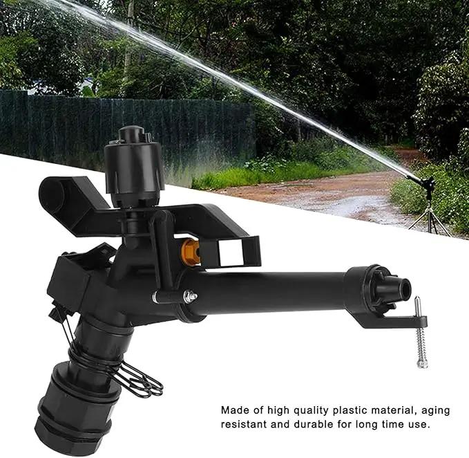 Rocking Arm Sprinkler, 1.5in to 1in DN25 Female Thread Adjustable 360 Degree Rotating Rocking Arm Impact Mini Sprinkler with Nozzle Set by GreenHaven Gardens