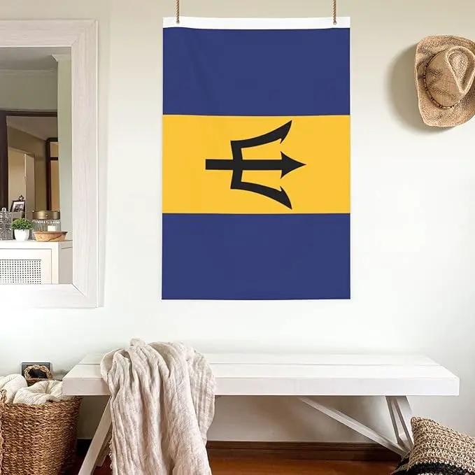 Barbados Barbadian Flag Garden Yard House 2x3 ft Flags Double Sided Print Banner Indoor Outdoor Party Home Decorations for Boat Dorm House Balcony by GreenHaven Gardens