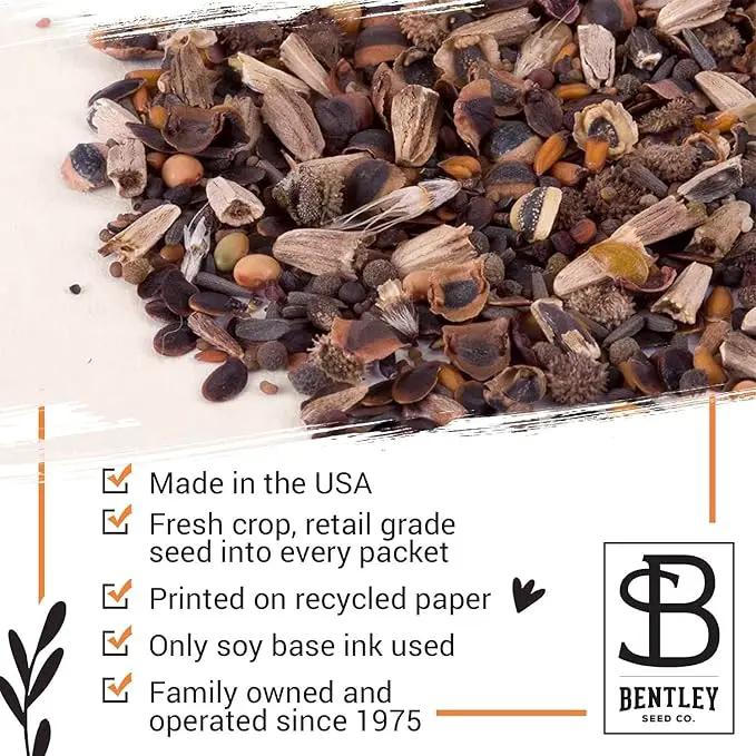 BENTLEY SEED CO. Oh Baby Seed Packets|Girl or Boy Baby Shower Favors for Guests | 25 Wildflower Seed Packets | Pre-Filled | Bouquet Wildflower Mix | Non-GMO Seeds | Gender Neutral | Eco-Friendly Gift by GreenHaven Gardens