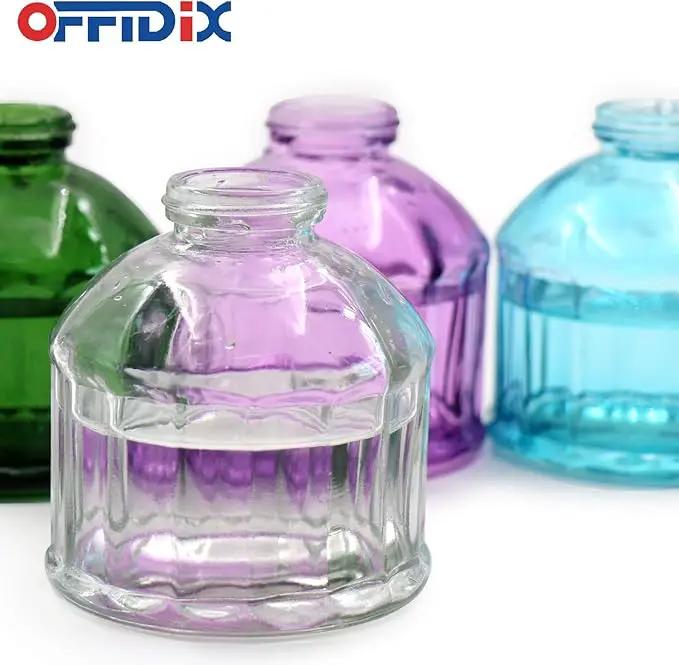 OFFIDIX Transparent Glass Watering Spray Bottle,Plant Mister with Plastic Bronze Plastic Top Pump, Glass Small Watering Can for Indoor Potted Plant, Outdoor Indoor Garden, Plants, Cleaning Solutions by GreenHaven Gardens