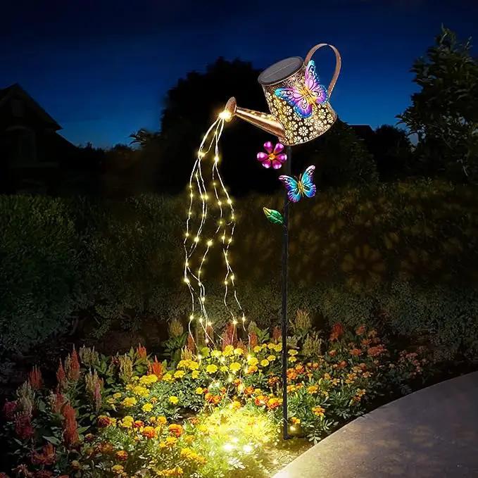 Solar Watering Can with Lights Outdoor Garden,Waterproof Garden Stake Lights Decoration for Yard Lawn Patio Pathway Front Porch Landscape Gardening Gifts for Mom Grandma Women Birthday Gift by GreenHaven Gardens