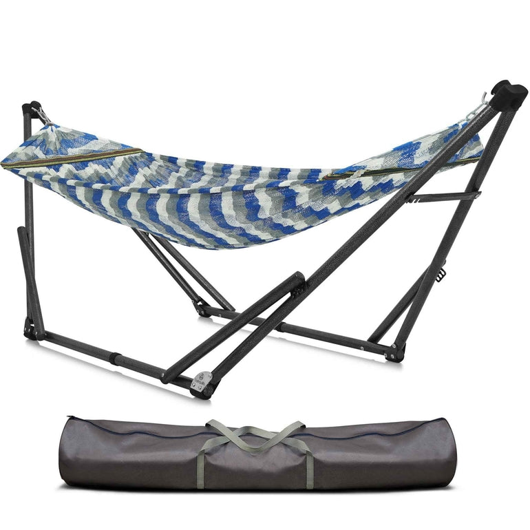 Tranquillo Uniki Collapsible Hammock Stand for Ultimate Relaxation by Megsu