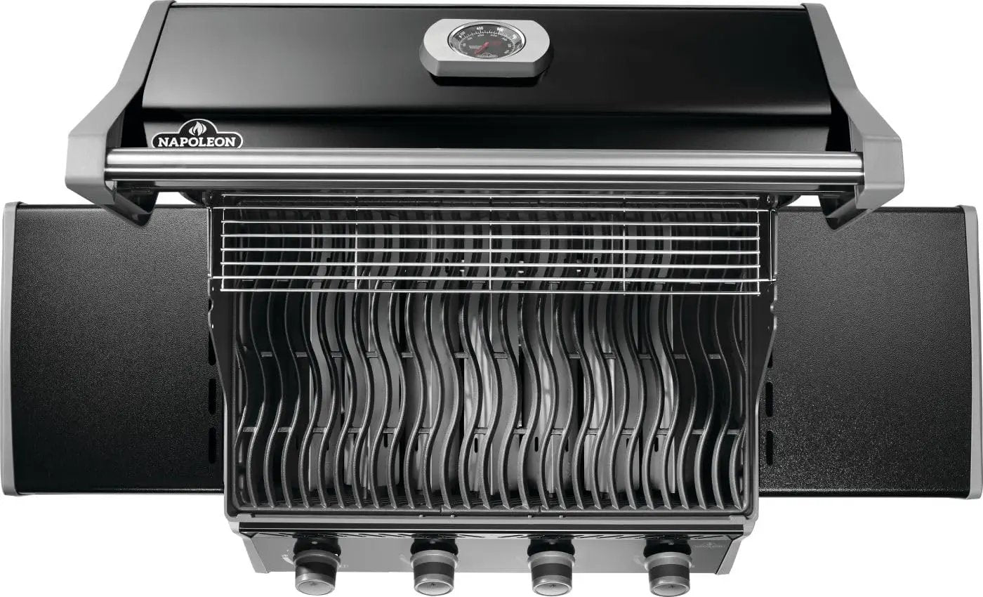 Napoleon Rogue 525 Propane Gas Grill, Black, Durable 4-Burner BBQ by GreenHaven Gardens