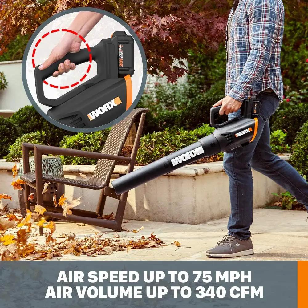 WORX 20V GT Revolution 12" 4.0Ah Cordless String Trimmer & Turbine Leaf Blower Power Share Combo Kit - WG930.3 (Batteries & Charger Included) by GreenHaven Gardens