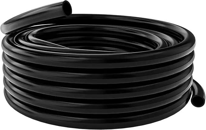 Alpine Corporation 100' PVC Tubing with 5/8" Inside Diameter for Ponds and Fountains, Black by GreenHaven Gardens