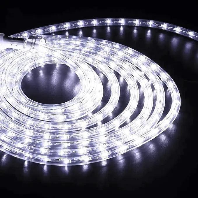 150ft LED Rope Lights Outdoor, 1080 LED Connectable and Flexible Tube Lights with 8 Modes, Waterproof LED Rope Lighting for Garden, Patio, Bedroom, Party, Pool, Indoor Outdoor Decoration (White) by GreenHaven Gardens