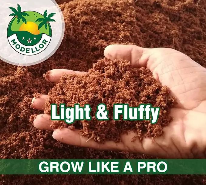 MODELLOR (10 lb) Premium Super Washed Coco Coir Brick, High Yield 18 to 20 gallons, Seed Starter, Organic, pH Balanced, Gardening, Indoor, Outdoor use by GreenHaven Gardens