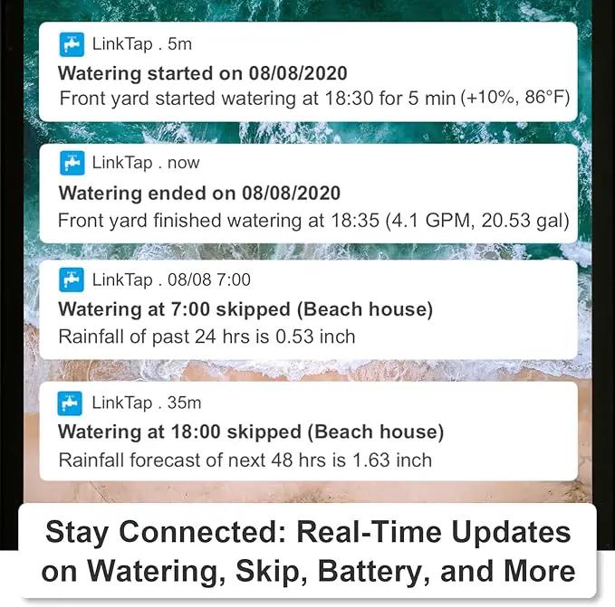 LinkTap ValveLinker & Gateway, Battery Powered Smart Sprinkler/Irrigation Controller, Automatic Rain Skip, Better Range Than WiFi, Compatible with LinkTap Wireless Water Timer, Alexa, IP66 (2-Zone) by GreenHaven Gardens