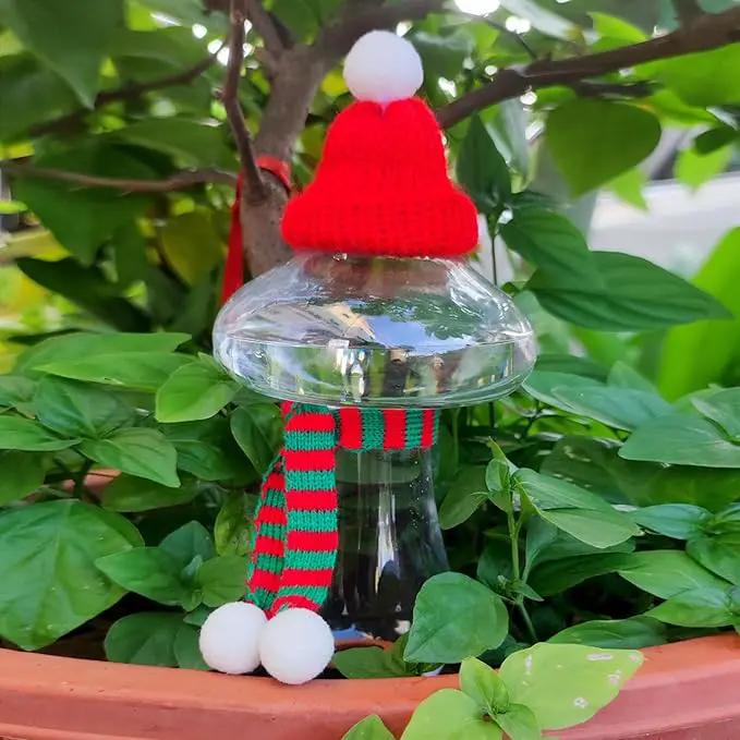 Mushroom Shape Self Watering Spikes, Plant Watering Bulbs Drip Irrigation System Devices for Indoor and Outdoor Plants by GreenHaven Gardens