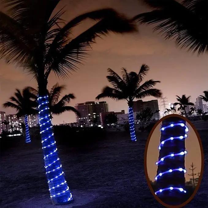 200ft LED Rope Lights Outdoor, 1440 LED Flexible Tube Lights with 8 Modes, Waterproof LED Rope Lighting for Outside, Garden, Patio, Bedroom, Party, Pool, Fences, Indoor Outdoor Decoration (Blue) by GreenHaven Gardens
