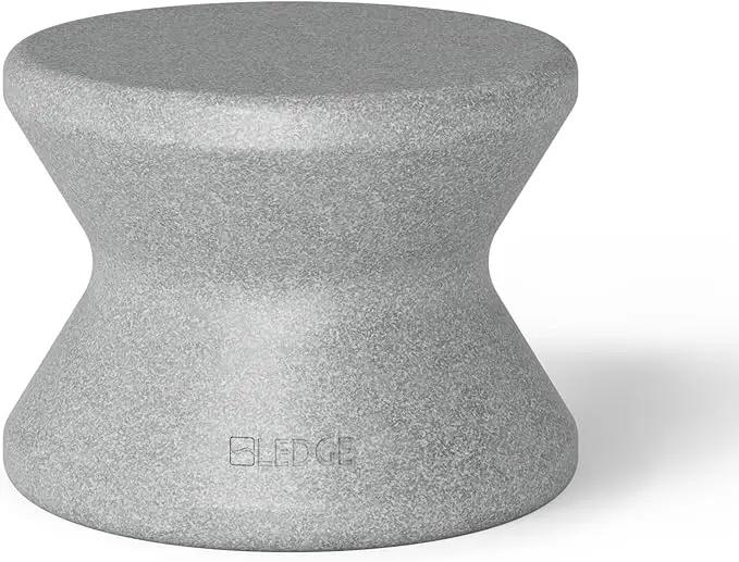 Ledge Lounger Signature Side Table - In-Pool Table for Ledges up to 10" Deep - Indoor/Outdoor All-Weather Table for Porch, Patio, Garden, Backyard, Pool and Beach (Granite Gray) by GreenHaven Gardens