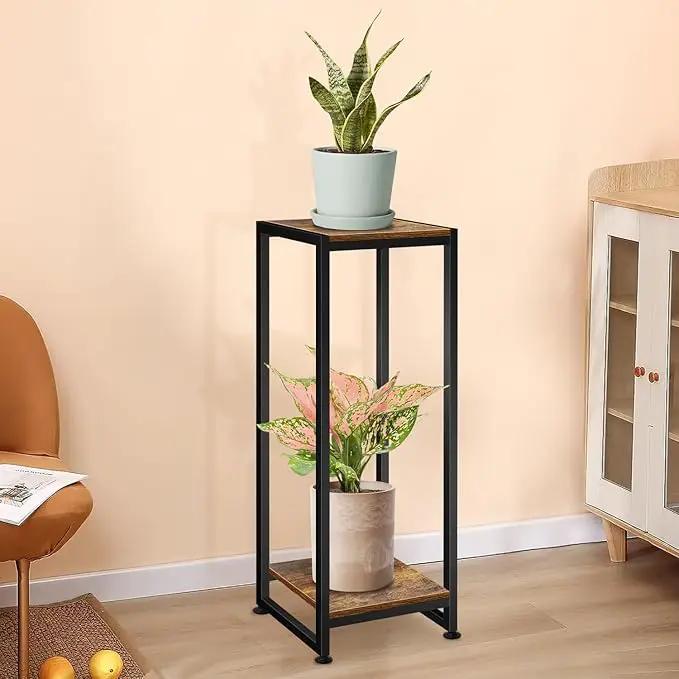 Plant Stand Indoor, 31.5'' Tall Wood Plant Stands Heavy Duty Pedestal Stand for Indoor Outdoor, Modern Corner Flower Stand for Patio, Living Room, Balcony by GreenHaven Gardens