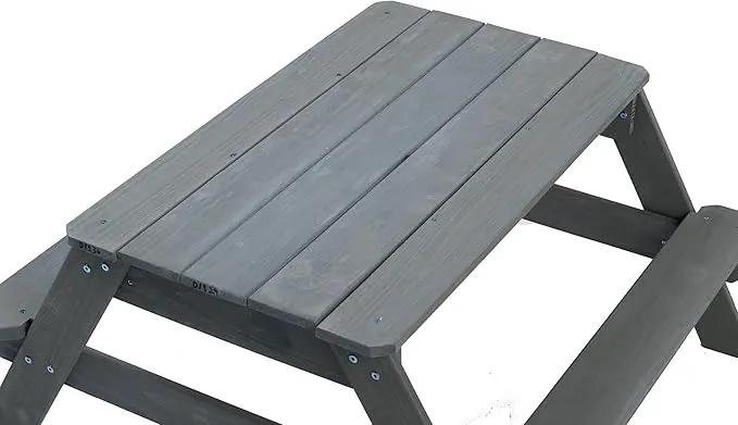 Jack & June Cedar Convertible Sand Box and Picnic Table Playset