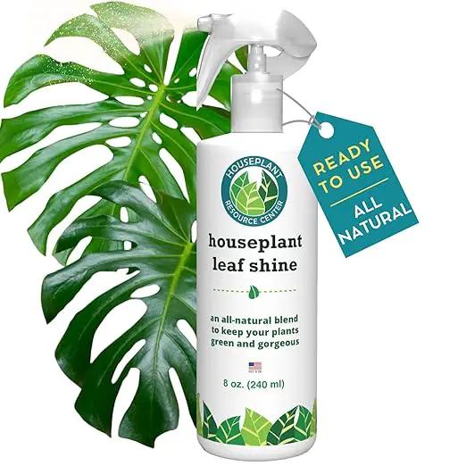 Houseplant Leaf Shine Spray – All-Natural Leaf Cleaner and Gloss for Healthy Shine & Better Photosynthesis | Perfect for House Plants and Foliage | 8 oz by GreenHaven Gardens