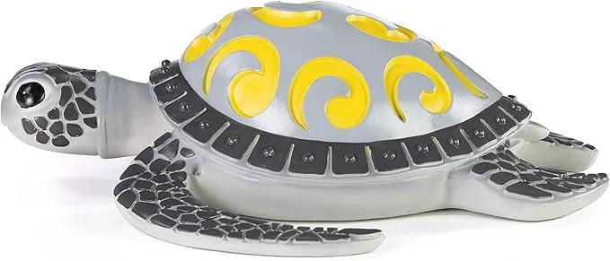 VP Home Tribal Sea Turtle Solar Powered Outdoor Decor Garden Light with LED Glowing Shell Great Addition for Your Garden, Decorations for Outside Patio Lawn Yard by GreenHaven Gardens