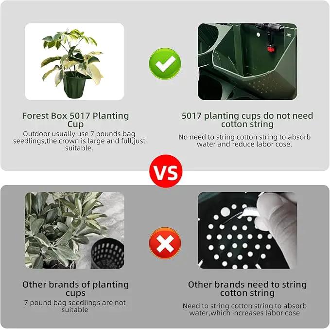 Self Watering Wall Planter with 36 Pots, Vertical Garden Planter for Indoor Plants, Wall Mounted planters Hanging Flower Herbs Vegetables for Garden (36POTS with Irrigation System) by GreenHaven Gardens