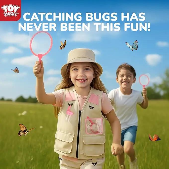TOY Life Kids Explorer Kit with Bug Catcher for Kids, Bug Catching Kit with Bug Toys, Kid Safari Vest & Hat, Compass, Binoculars, Magnifying Glass, Educational Outdoor Toys Kid Adventure Kit by GreenHaven Gardens
