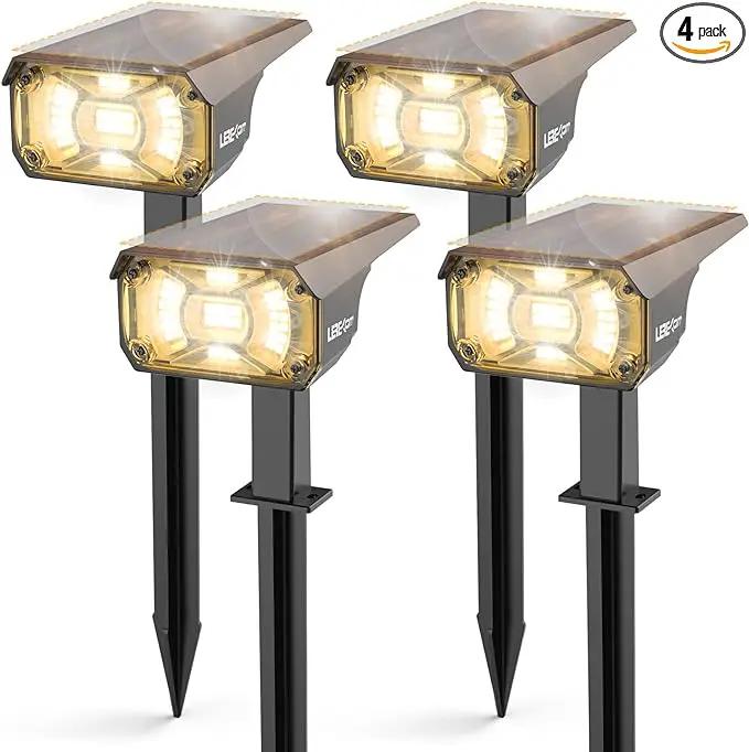 Solar Spot Lights Outdoor Landscape Lights, 40 LEDs Solar Landscape Spotlights Outdoor Waterproof Auto On/Off Solar Garden Lights, Outdoor Solar Lights for Yard Palm Tree Driveway Patio Pool by GreenHaven Gardens