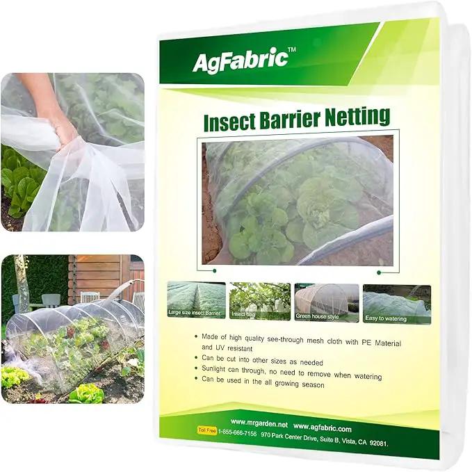 Agfabric Garden Netting 6.5'x30' Insect Pest Barrier Bird Netting for Garden Protection,Row Cover Mesh Netting for Vegetables Fruit Trees and Plants,White by GreenHaven Gardens