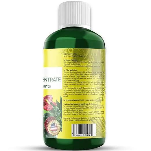 Organic Premium Seaweed Anthurium Fertilizer - Liquid Kelp Plant Food - Nutrient-Rich Soil Enhancer (32 OZ) by GreenHaven Gardens