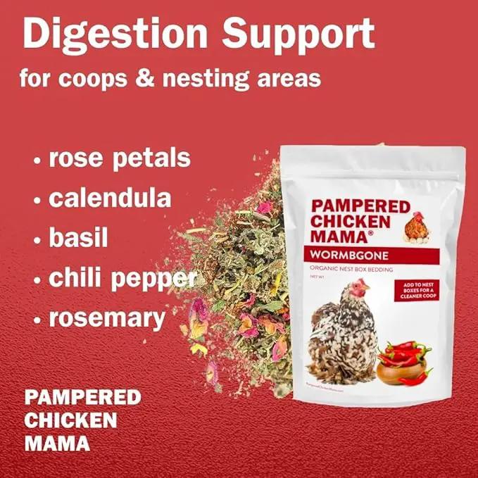 Non-GMO Backyard Chicken Nesting Herbs (10 oz) - Naturally Keep A Clean Coop Your Hens Will Love by GreenHaven Gardens