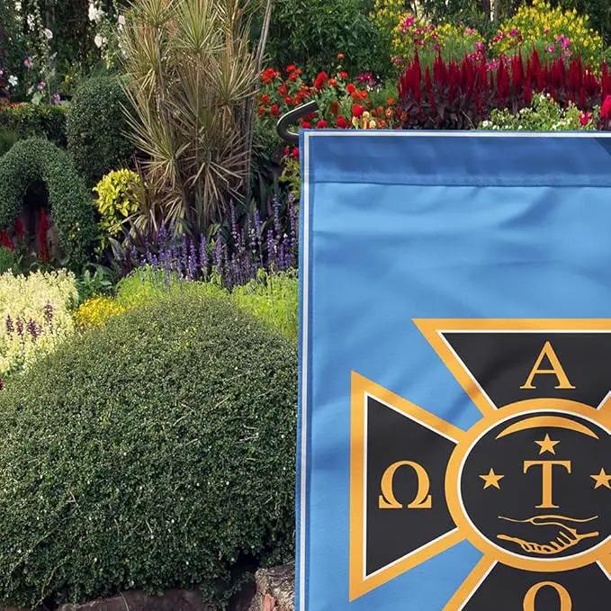 Alpha Tau Omega Licensed Flag Garden 12x19 inches Flag Banner Yard Decor Outdoor Decoration (Alpha Tau Omega #6) by GreenHaven Gardens