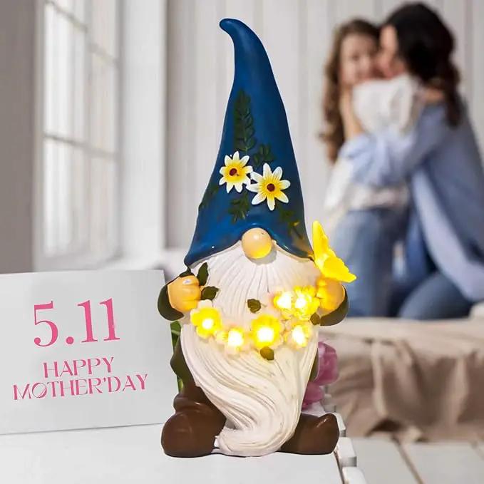 DKJOCKY Funny Garden Gnomes Gifts for Women, Solar Gnomes Decorations for Yard, Garden Oranments Outdoor Gardening Birthday Gifts for Women Mom Grandma Wife by GreenHaven Gardens