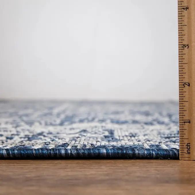 Keen Home Design Terrace Outdoor Runner Rug - 2x8 Washable Indoor/Outdoor Rug for Patio, Kitchen, Balcony, Beach, Garden, Deck and Porch, Size: 2'2"x7'7" by GreenHaven Gardens