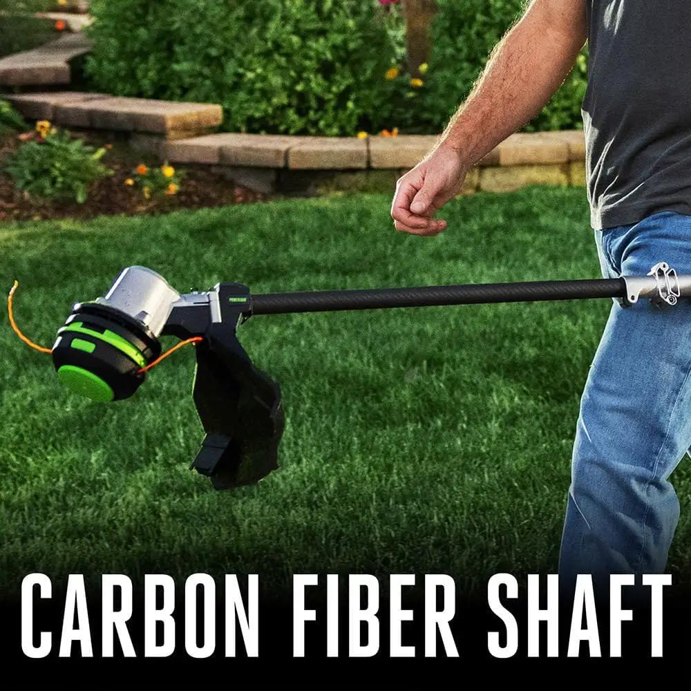EGO POWER+ String Trimmer, Battery Powered, 16" Trimmer for Weeds and Grass with POWERLOAD, Telescopic Carbon Fiber Shaft, Includes 56V 2.5Ah Battery and Charger - ST1611T by GreenHaven Gardens
