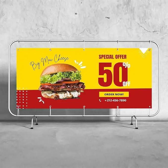 Personalized Passion Vinyl Banner 2' x 2' - Customized Banner for Business, Graduation, Birthday Parties - Indoor/Outdoor Use - Full Color 13oz Vinyl Custom Signs with HD Printed Text, Photos by GreenHaven Gardens
