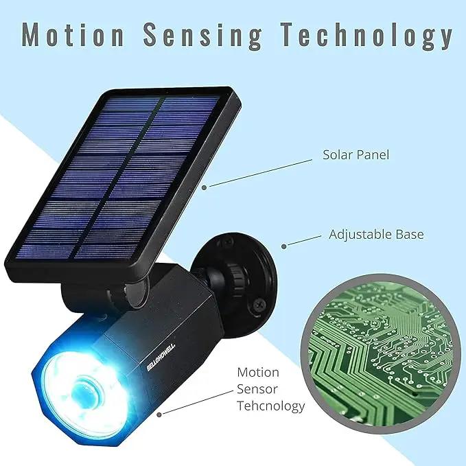 Bell+Howell Bionic Spotlight Motion Solar Spot Lights Outdoor Waterproof, Solar Landscape Lights, Outdoor Solar Yard Lights Weather Resistant, Super Bright LED Lights, for Garden, Lawn As Seen On TV by GreenHaven Gardens