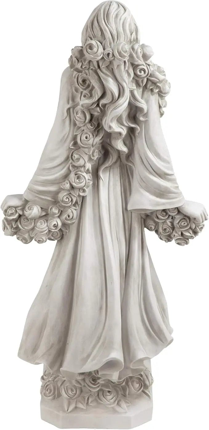 Design Toscano KY47018 Flora Divine Patroness of Gardens Roman Statue, 14 Inches Wide, 14 Inches Deep, 31 Inches High, Antique Stone Finish by GreenHaven Gardens