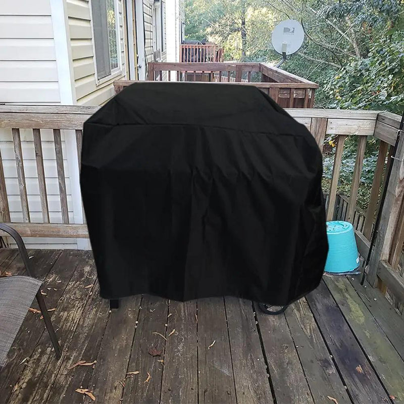 Outdoor Dining Cart Cover for Royal Gourmet Double-Shelf Movable Prep Grill Side Table Heavy Duty Waterproof Cover for Stainless Steel Top BBQ Pizza Oven Kitchen Work Table, Black by GreenHaven Gardens