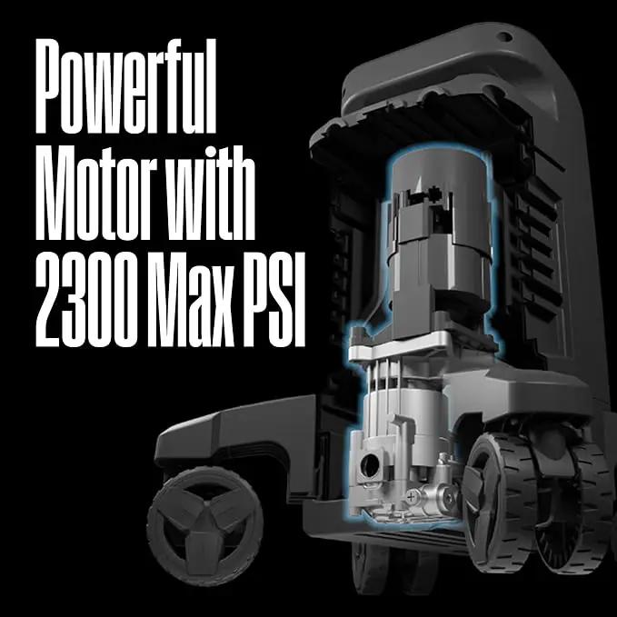 Westinghouse ePX3100 Electric Pressure Washer, 2300 Max PSI 1.76 Max GPM with Anti-Tipping Technology, Onboard Soap Tank, Pro-Style Steel Wand, 5-Nozzle Set, for Cars/Fences/Driveways/Home/Patios by GreenHaven Gardens