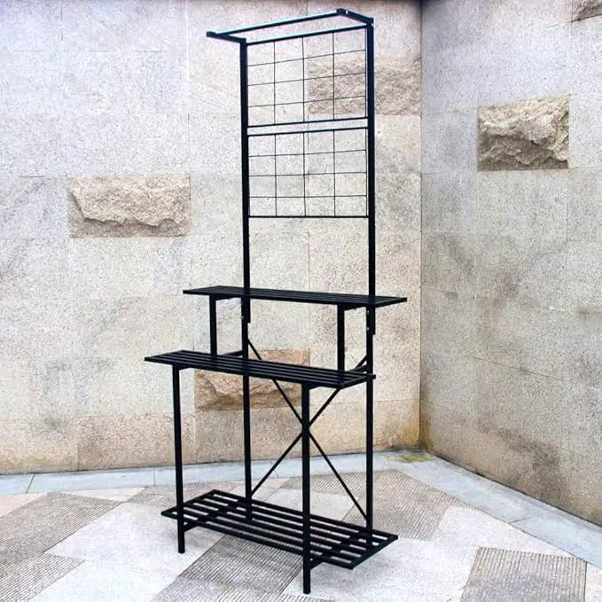 Hanging Plant Pot Shelf Rack Heavy Duty Plant holder Trellis,Multi Layer Plant Stand for Home, Garden, Balcony by GreenHaven Gardens