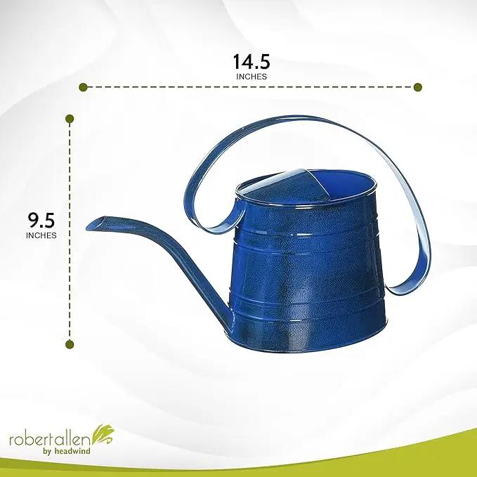 Robert Allen MPT01504 Danbury Watering Can, 0.5 Gallon, Oceanside by GreenHaven Gardens