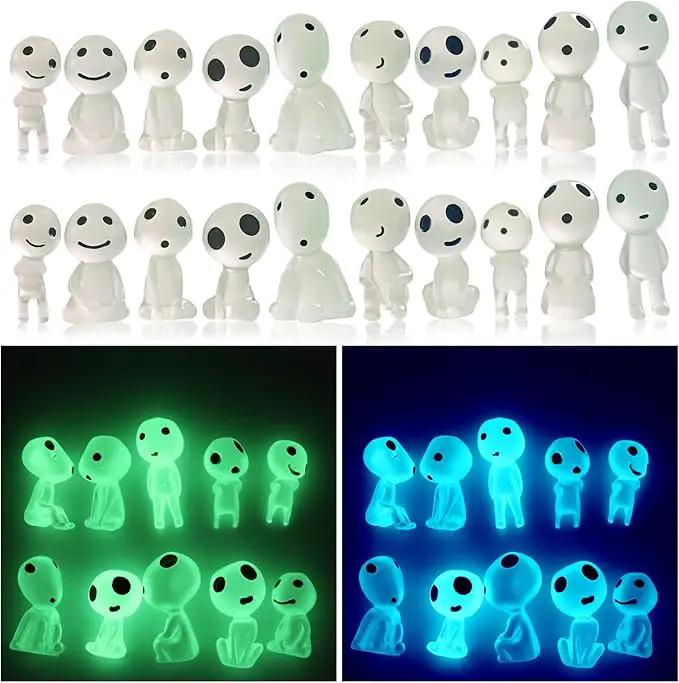 Oismys Glow in Dark Tree Elves Fairy 20Pcs Luminous Ghost Micro Landscape Accessories Garden Decoration Outdoor Patio Lawn Yard Fish Tank Potted Plants Kit by GreenHaven Gardens